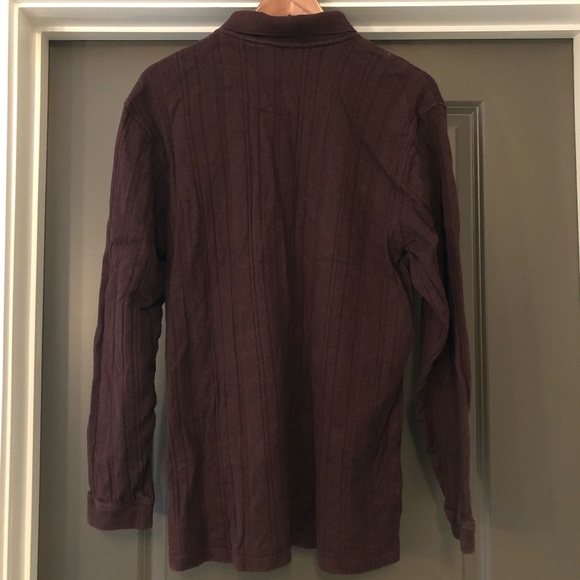🌺 Geoffrey Beene Sweater Size L Burgundy - Picture 7 of 8